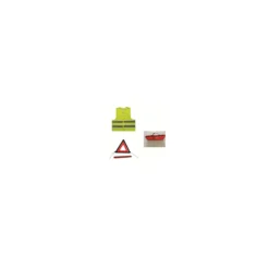 Kit de sécurité : gilet de sécurité + triangle de présignalisation