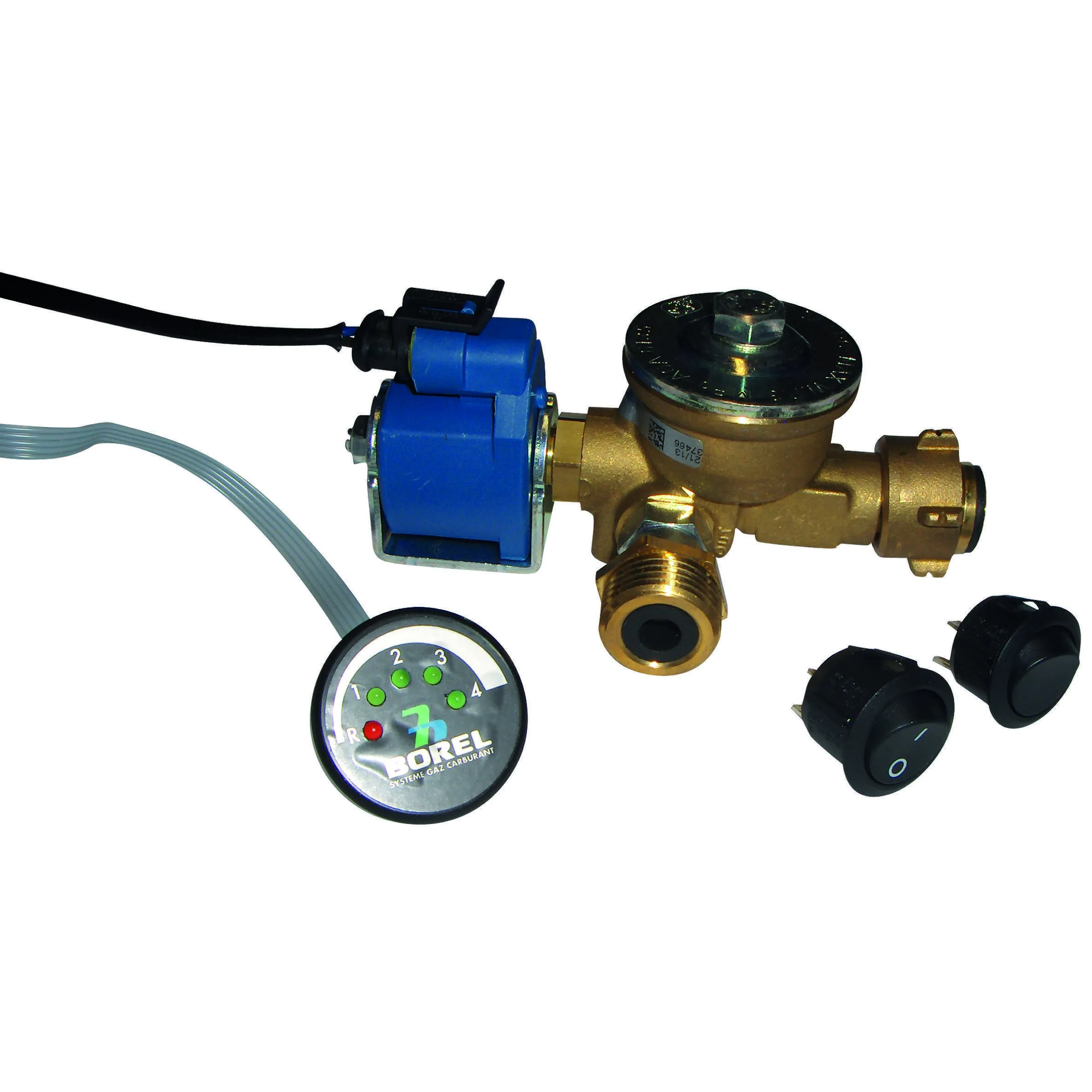 Kit électrovan + jauge pour Homegaz Premium