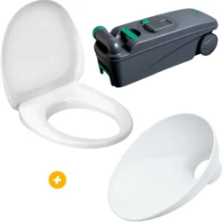 Kit Renov'Toilettes pour C2-C3-C4 version droite + Insert de toilettes en porcelaine Twusch C2/3/4