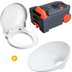 Kit Renov'Toilettes pour C250 / C260 + Insert de toilettes en porcelaine Twusch C-250 +