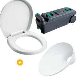 Kit Renov'Toilettes pour C500 + Insert de toilettes en porcelaine Twusch C-500