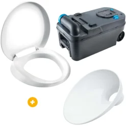 Kit Renov'Toilettes pour C220 + Insert de toilettes en porcelaine Twusch C-220