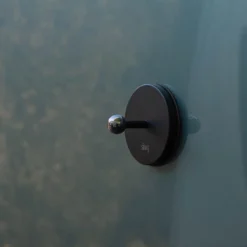 Lampe murale magnétique avec adaptateur mural noir