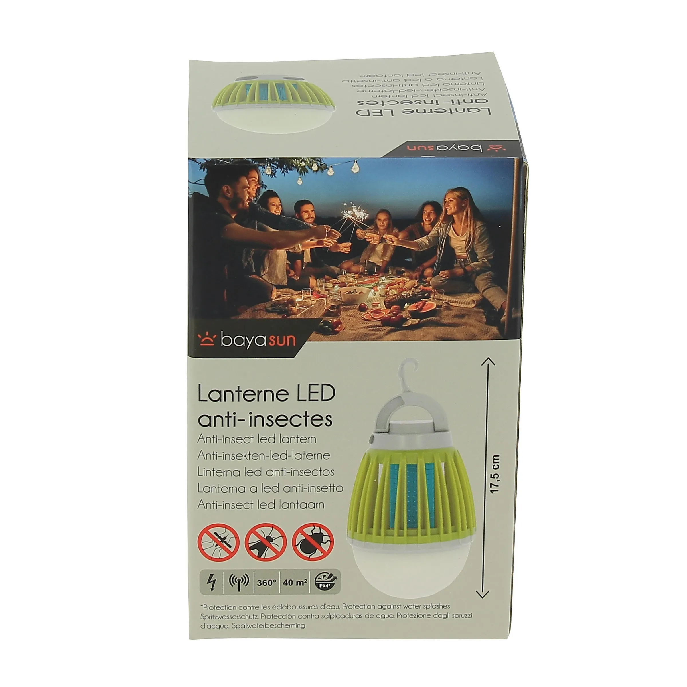 Lanterne LED anti-insectes