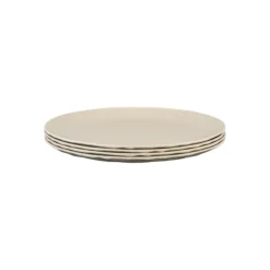 Lot de 4 assiettes plates Club