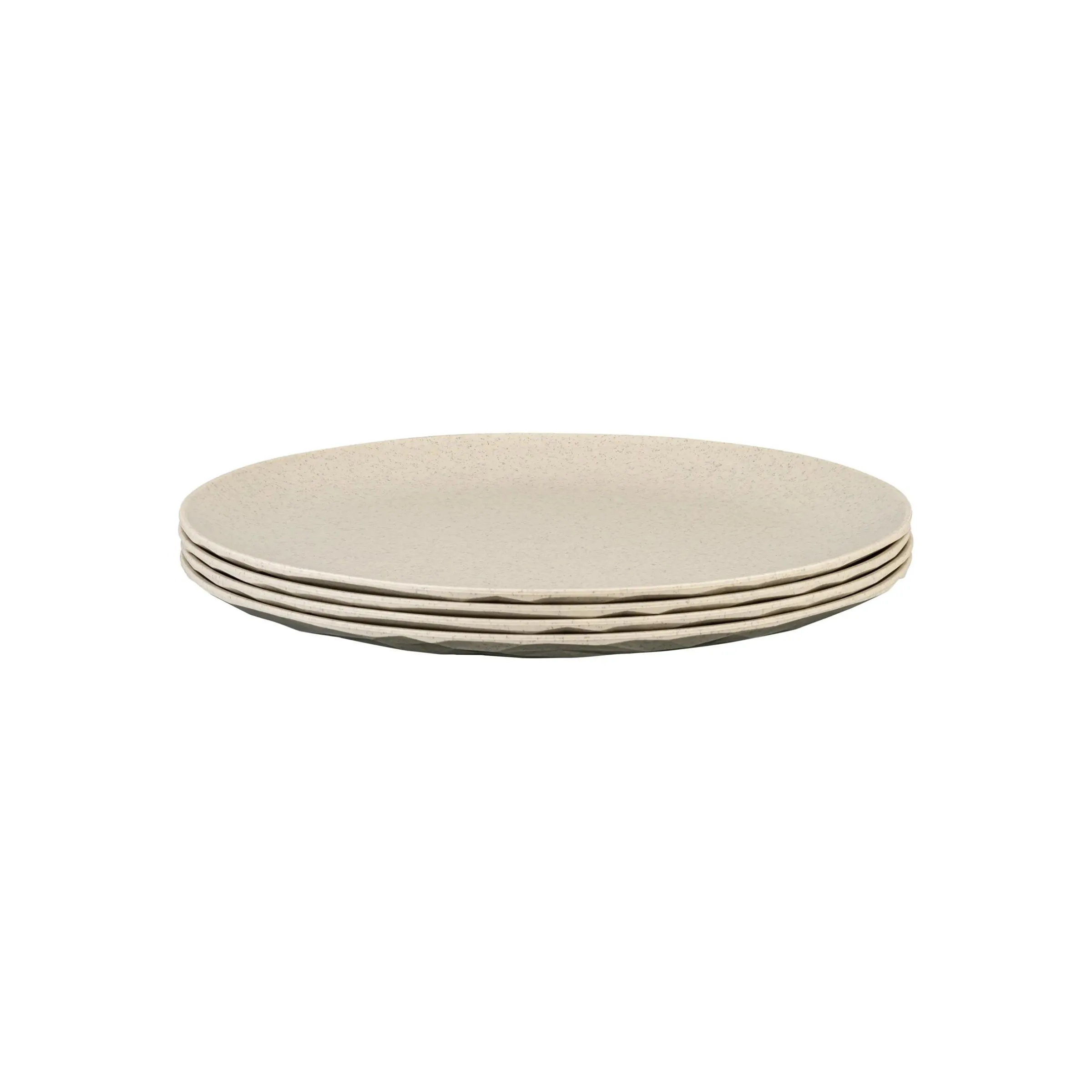 Lot de 4 assiettes plates Club