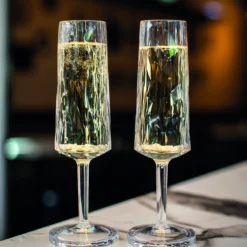 Lot de 2 flûtes à champagne 180 ml