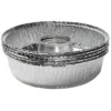 Lot de 5 Moules en aluminium avec couvercles pour four