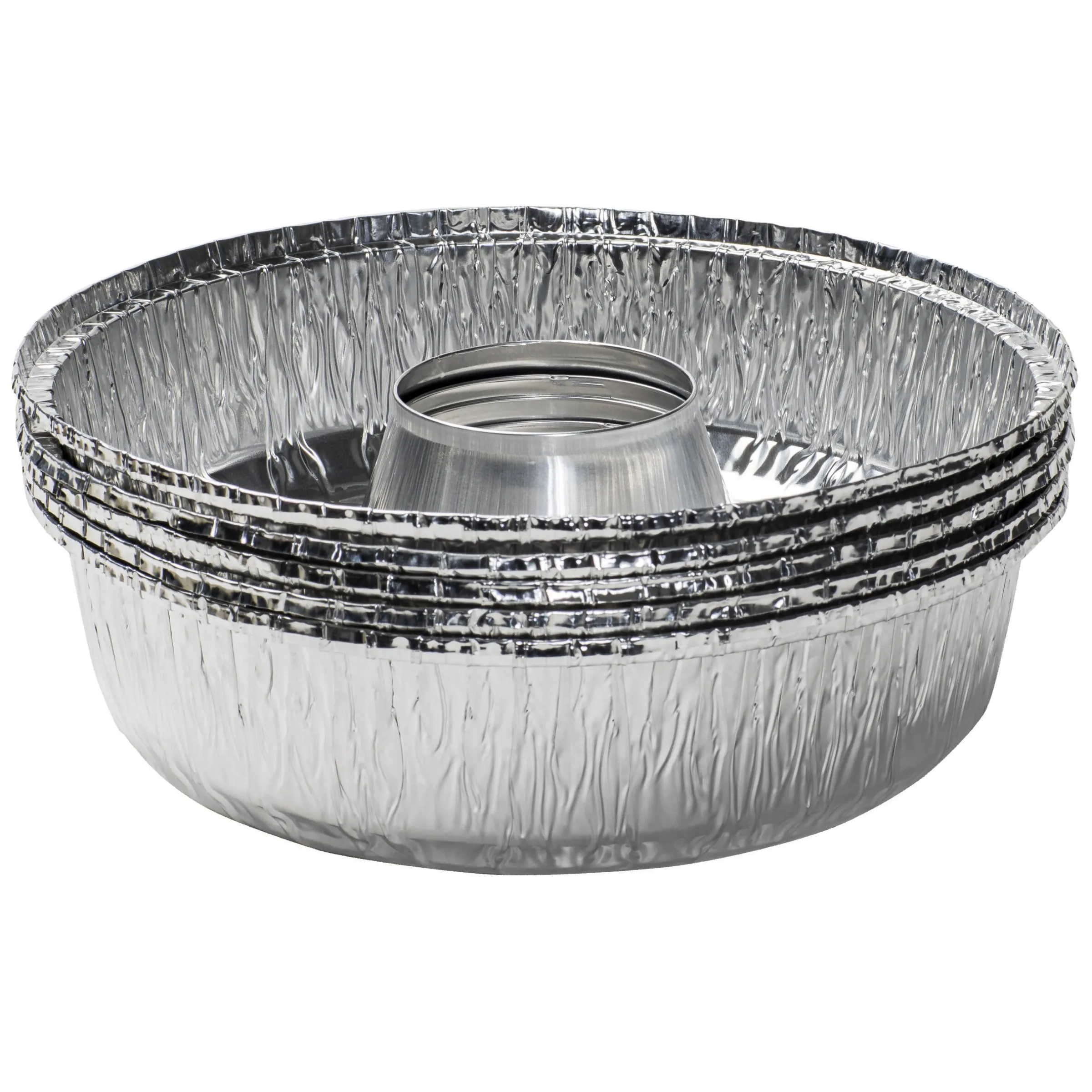 Lot de 5 Moules en aluminium avec couvercles pour four