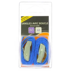 Lot de 2 sangles avec boucles métalliques