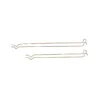 Lot de 4 tiges acier de remplacement