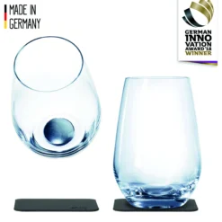 Lot de 2 verres à eau en Cristal aimantés