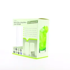 Lot de 2 verres à eau long drink en tritan
