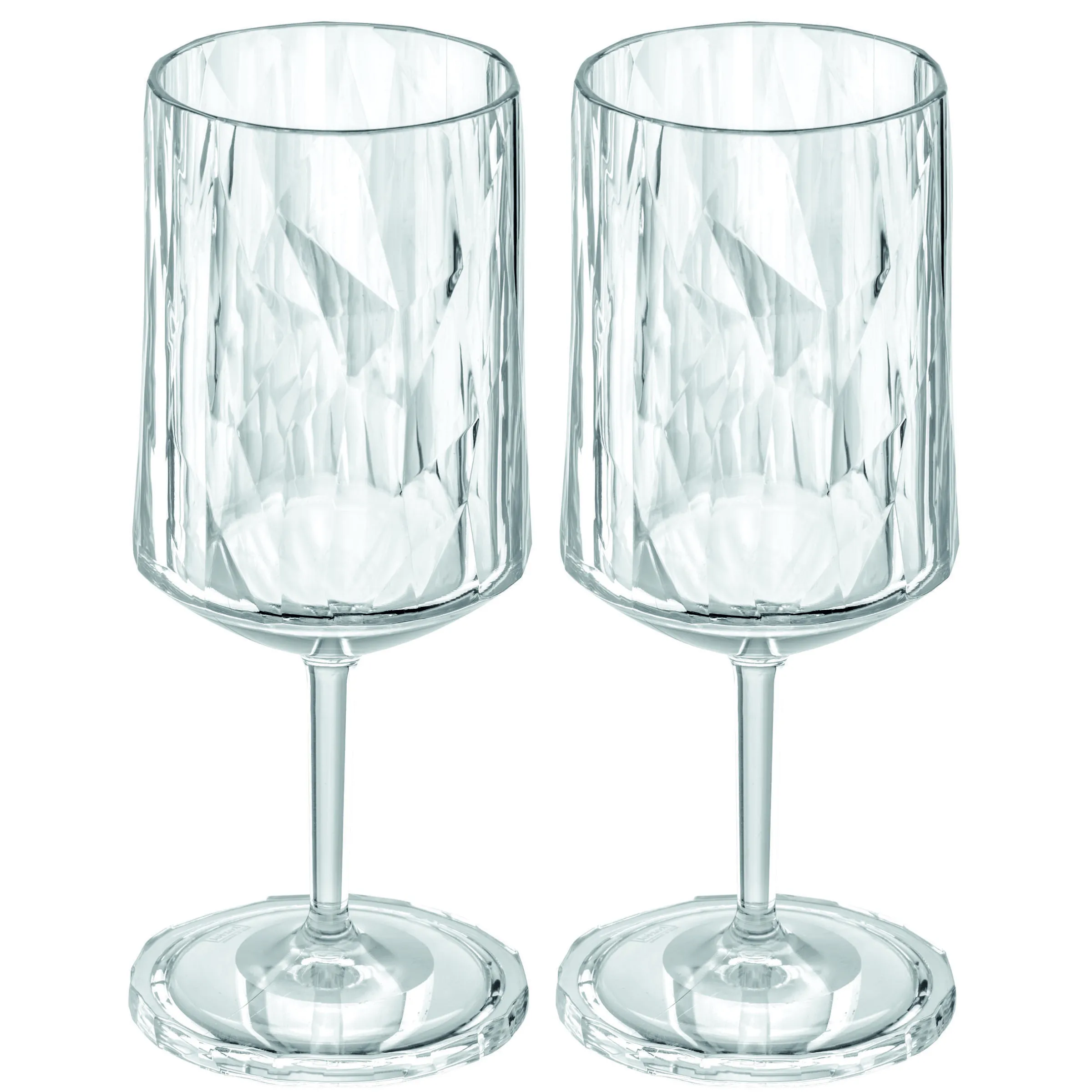 Lot de 2 verres à vin