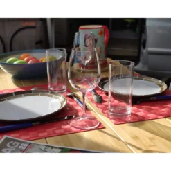 Lot de 6 verres à vin dégustation