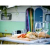 Lot de 2 verres à vin en cristal aimantés