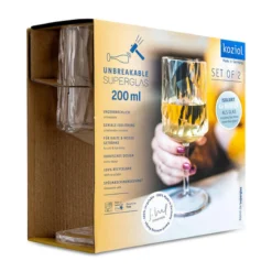 Lot de 2 verres à vin SUPERGLAS