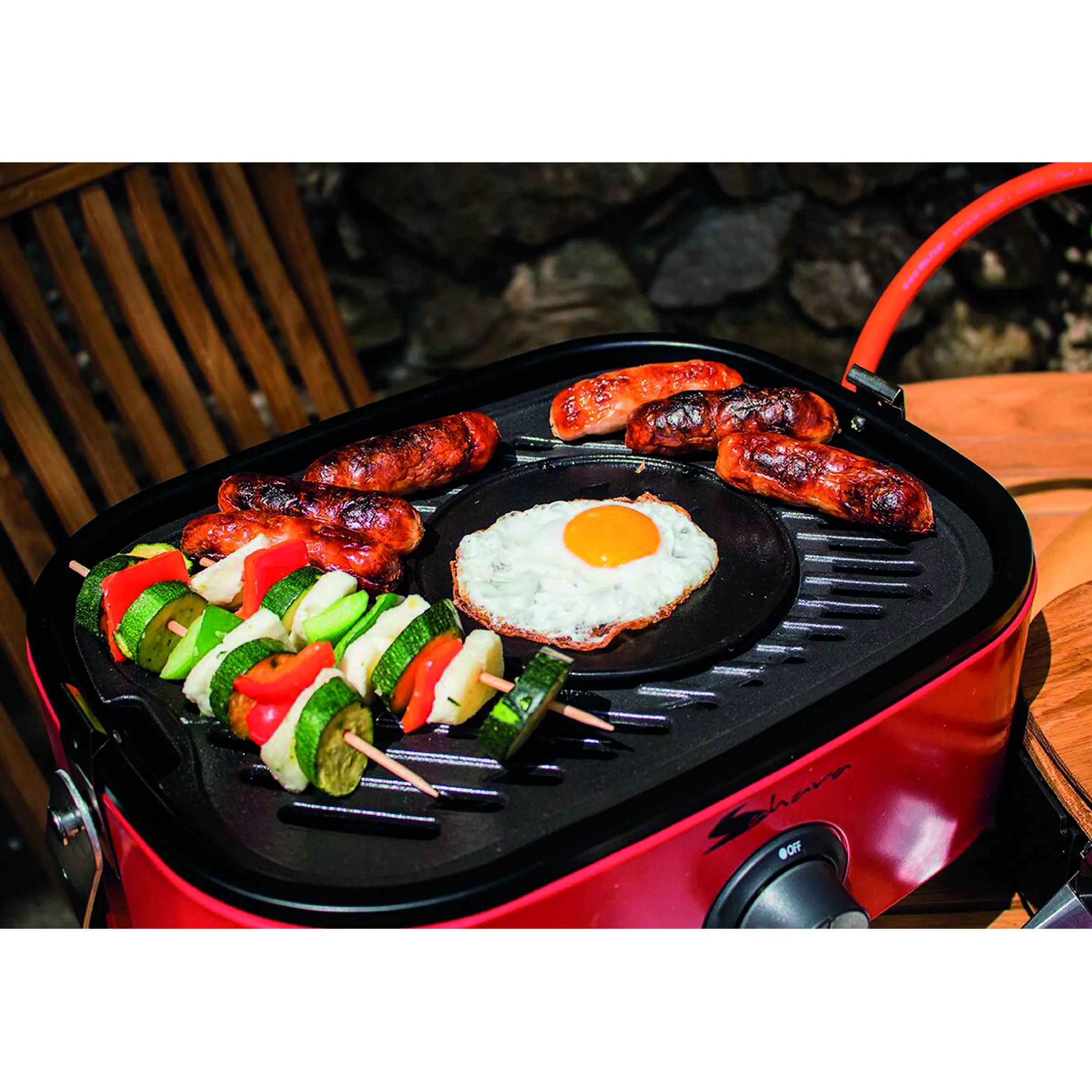 Mini barbecue à gaz portable