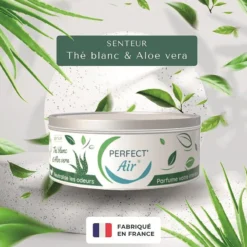Neutraliseur de mauvaises odeurs Perfect' Air Senteur Thé blanc et Aloé vera