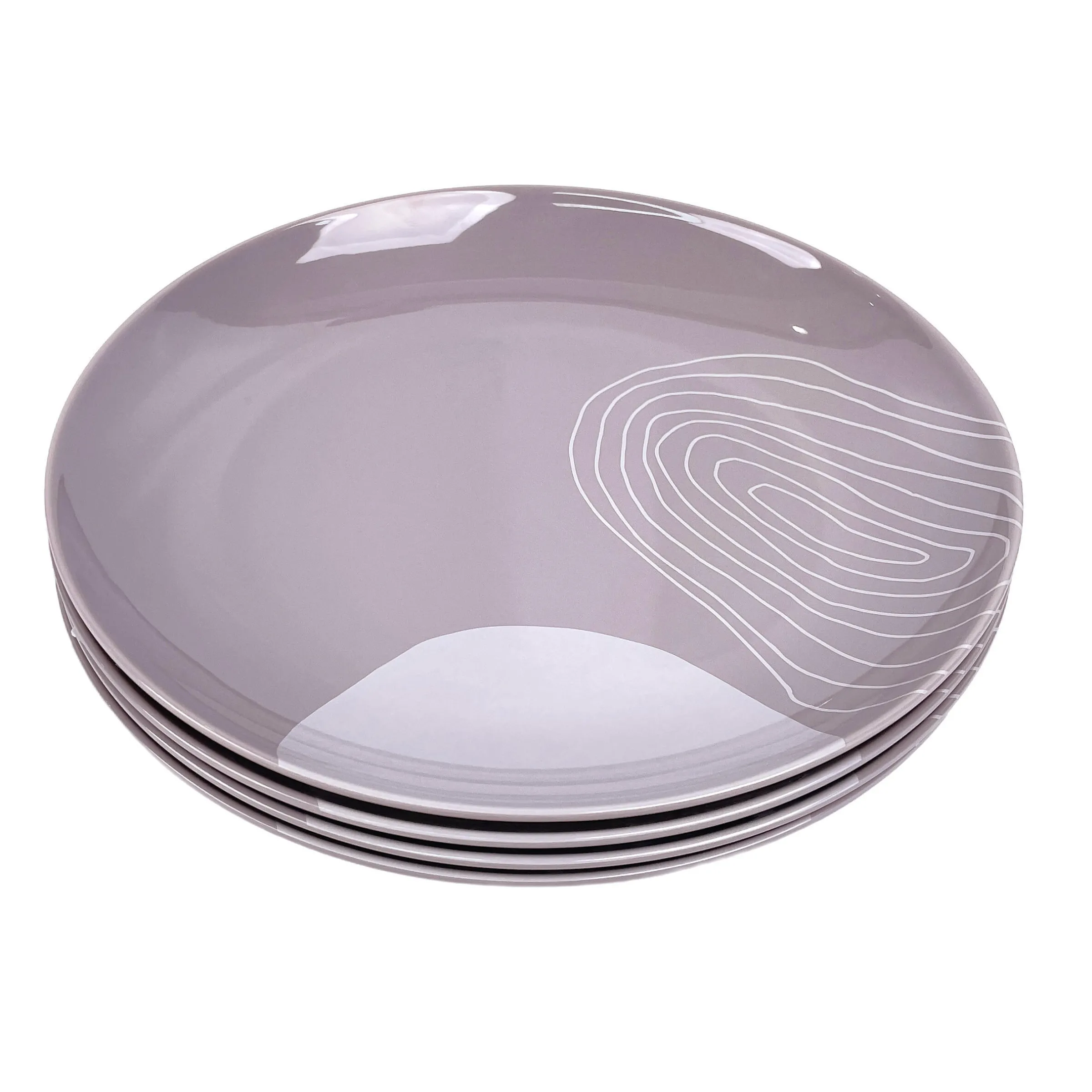 Pack 4 assiettes mélamine Harmony