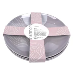 Pack 4 assiettes mélamine Harmony
