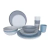 Pack de vaisselle en mélamine Molvadite - 16 Pièces