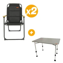 Pack 2 Fauteuils belize + Table