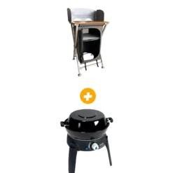 Pack Meuble de cuisine Chef Hanoï - Barbecue à gaz portable Safari