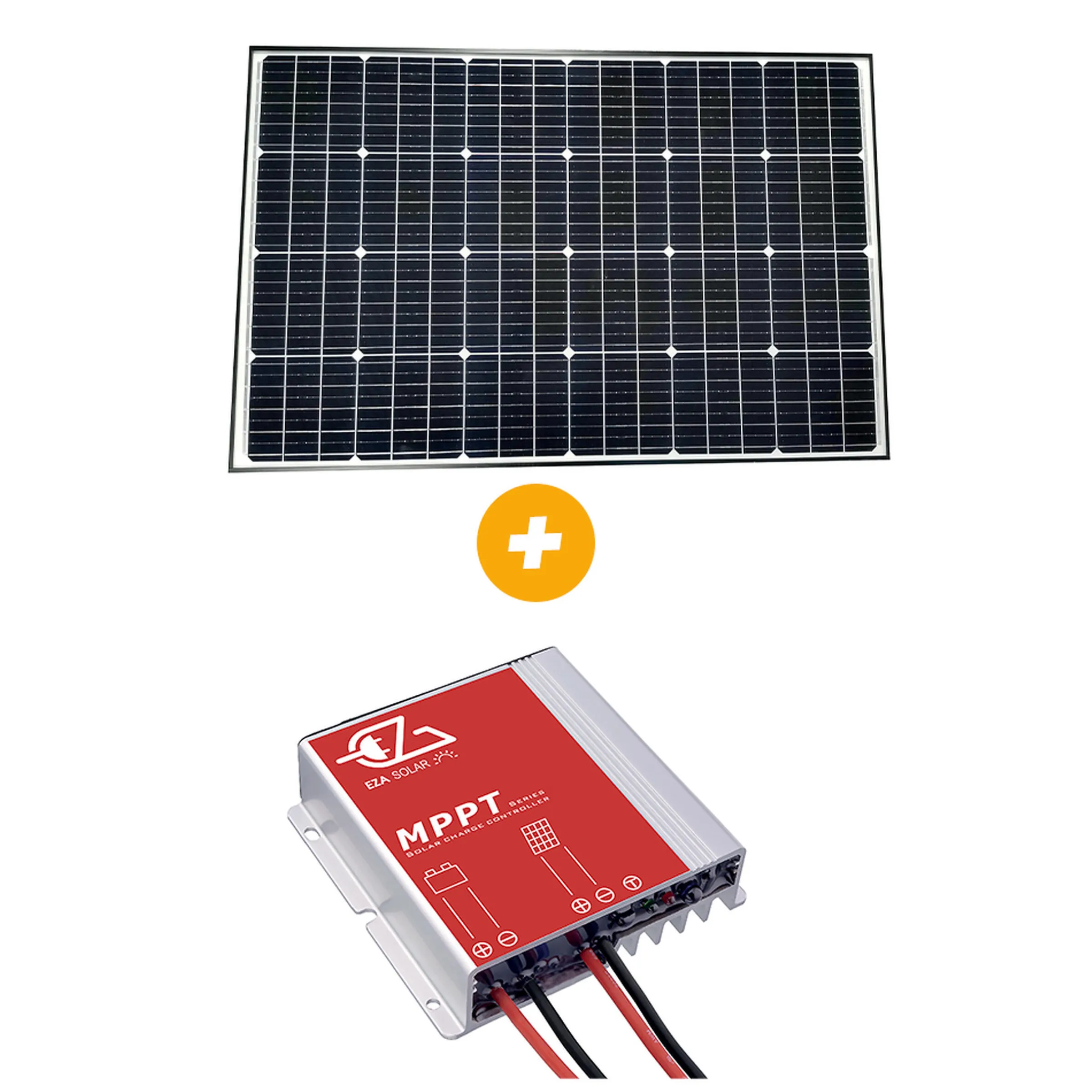 PACK Panneau solaire E-Flat PERC + Régulateur MPPT