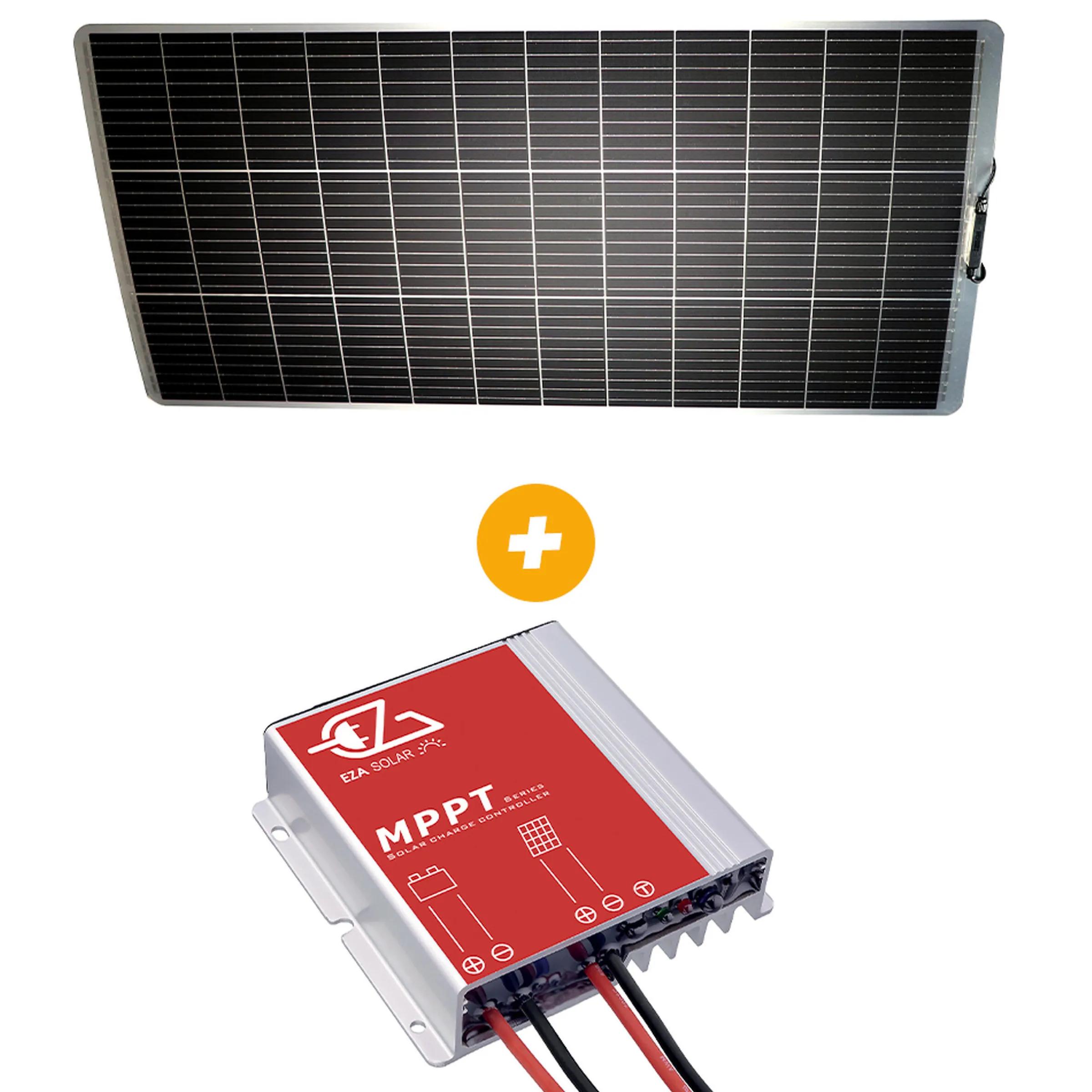 PACK panneau solaire Semi-Flex PERC + Régulateur MPPT