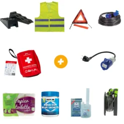Pack équipement essentiel pour camping-car
