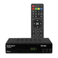 Pack Recepteur TNTSAT HD ST-5400HD avec câble 12 V et déport IR
