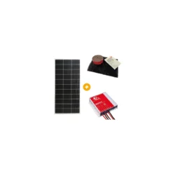Pack solaire E-ssential Flat 200 W avec régulateur MPPT Bluetooth 20 A et kit adhésif 3M
