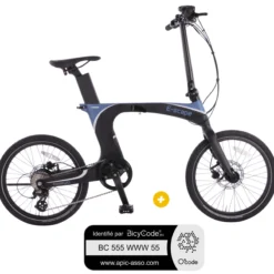 PackVélo à assistance électrique pliant 20 Pouces Carbon + Marquage BicyCode