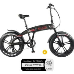 PackVélo à assistance électrique pliant 20'' Sporty + Marquage BicyCode
