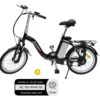 Pack Vélo à assistance électrique pliant Classic 20'' Noir + Marquage BicyCode