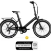 Pack Vélo à assistance électrique 24'' EVENING modèle 2023 V1 Noir Onyx + Marquage BicyCode