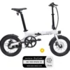 Pack Vélo à assistance électrique pliant 16'' City blanc + Marquage BicyCode