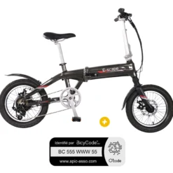 PackVélo à assistance électrique pliant KEYWEST 16" + Marquage BicyCode