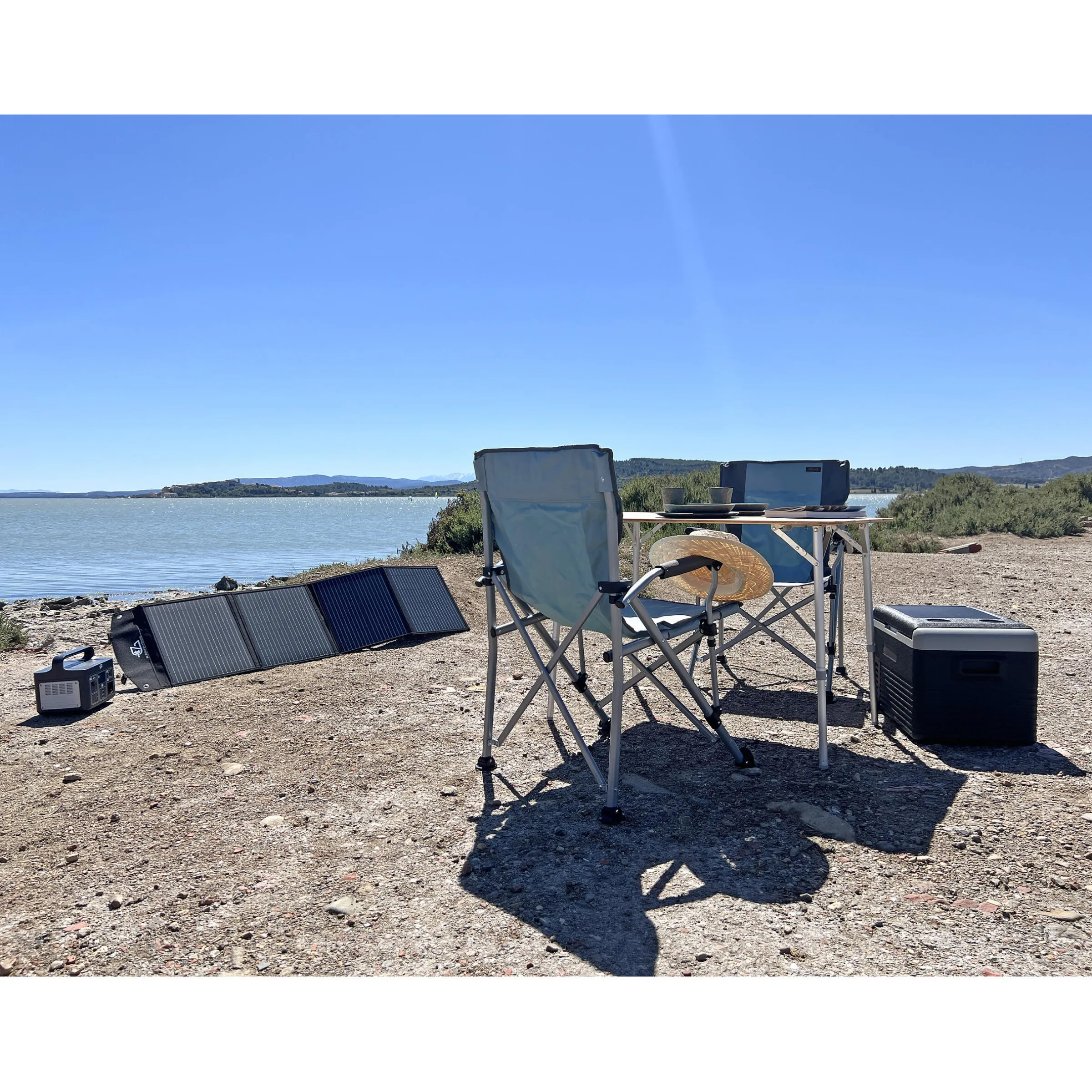 Panneau solaire pliant portable