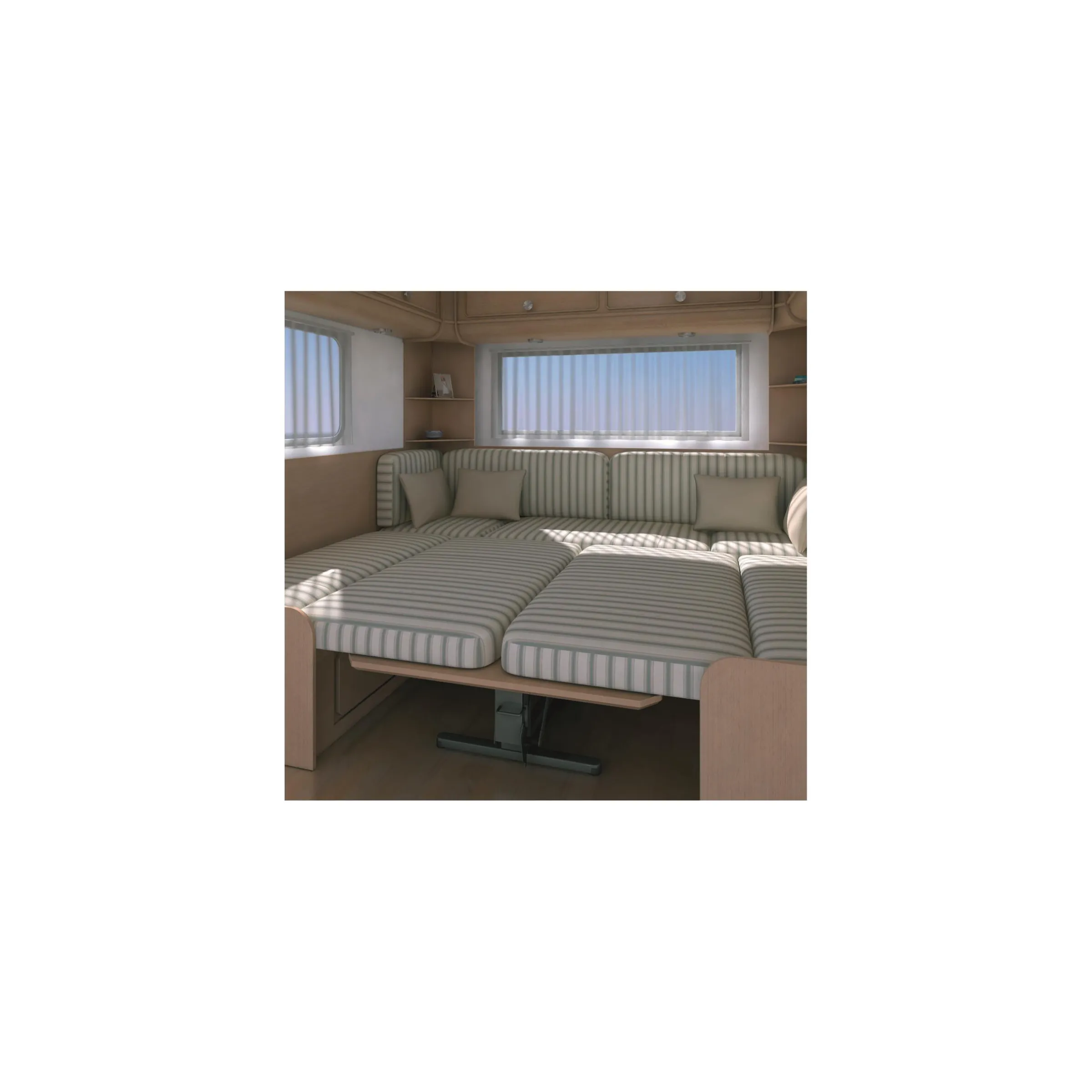 Pied de table automatique 2 positions