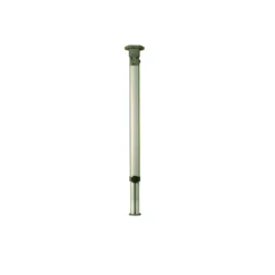 Pied de table basculant aluminium anodisé coulissant