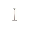Pied de table basculant aluminium anodisé coulissant