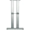 Pied de table basculant aluminium double