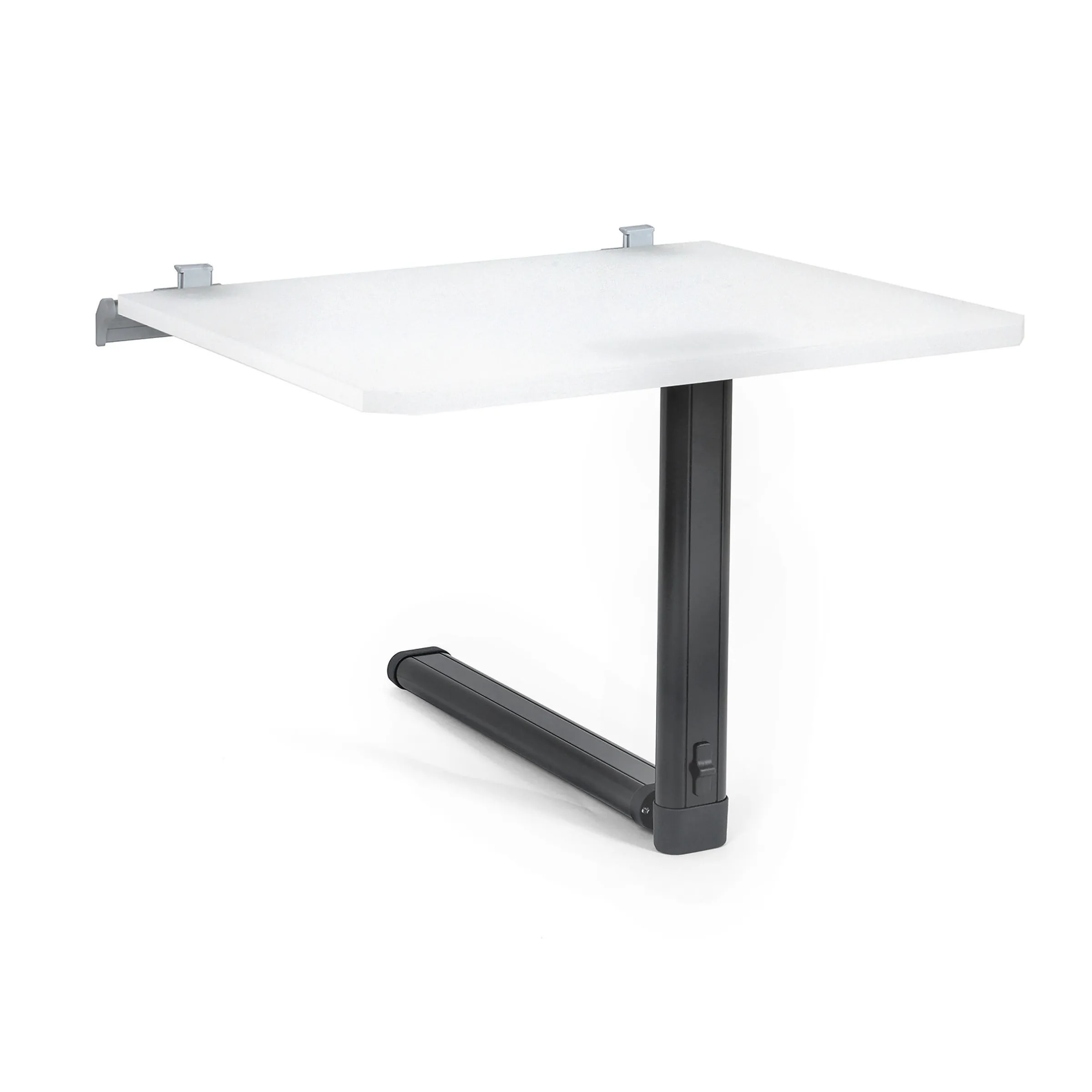 Pied de table ovale en aluminum pivotant par le millieu - 675 mm