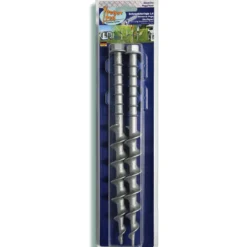 Piquet à visser Long Aluminium 31 cm - Lot de 2