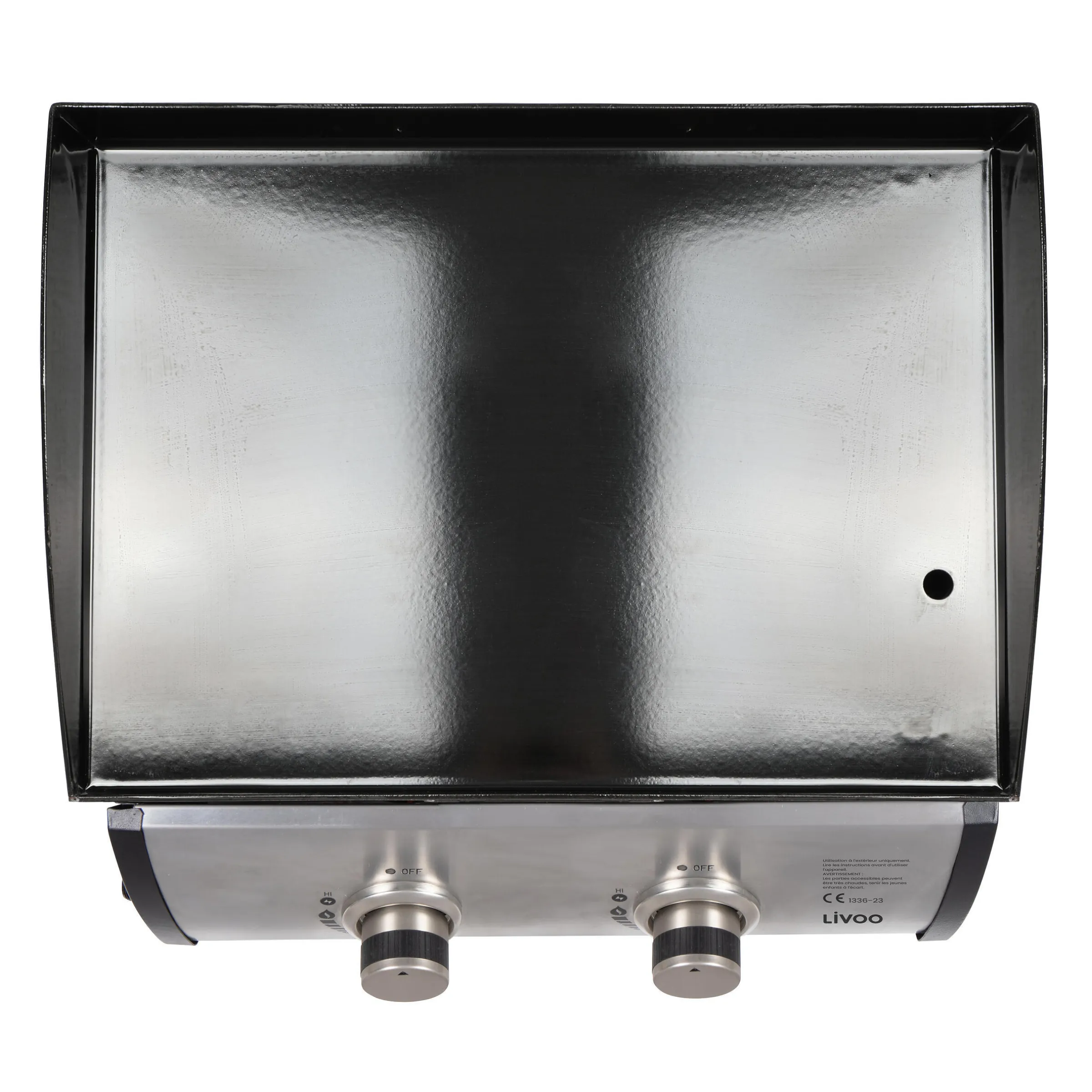 Plancha à gaz 2 brûleurs