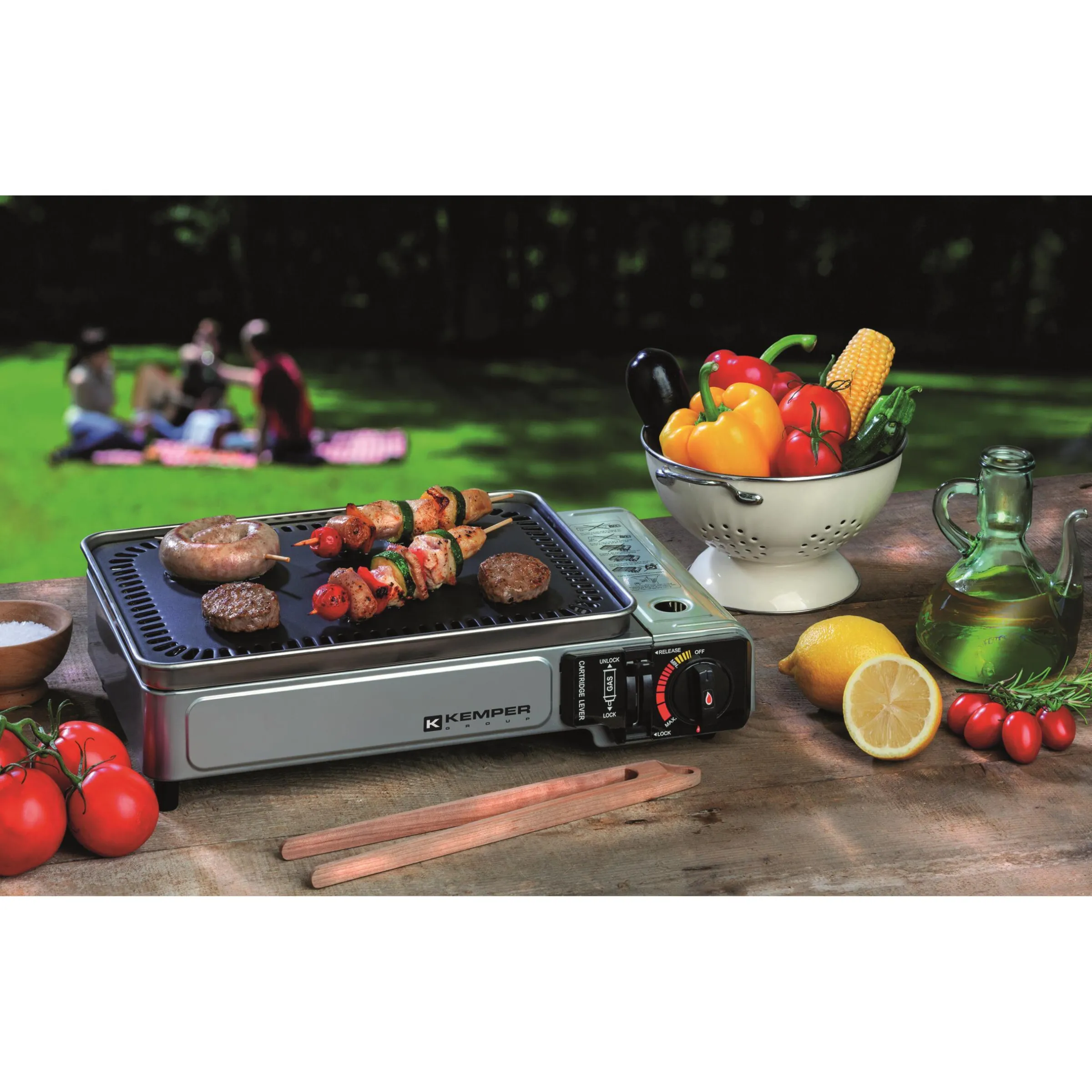 Plancha à gaz à cartouche nomade