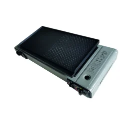 Plancha / Grill pour réchaud à gaz portable 2 feux