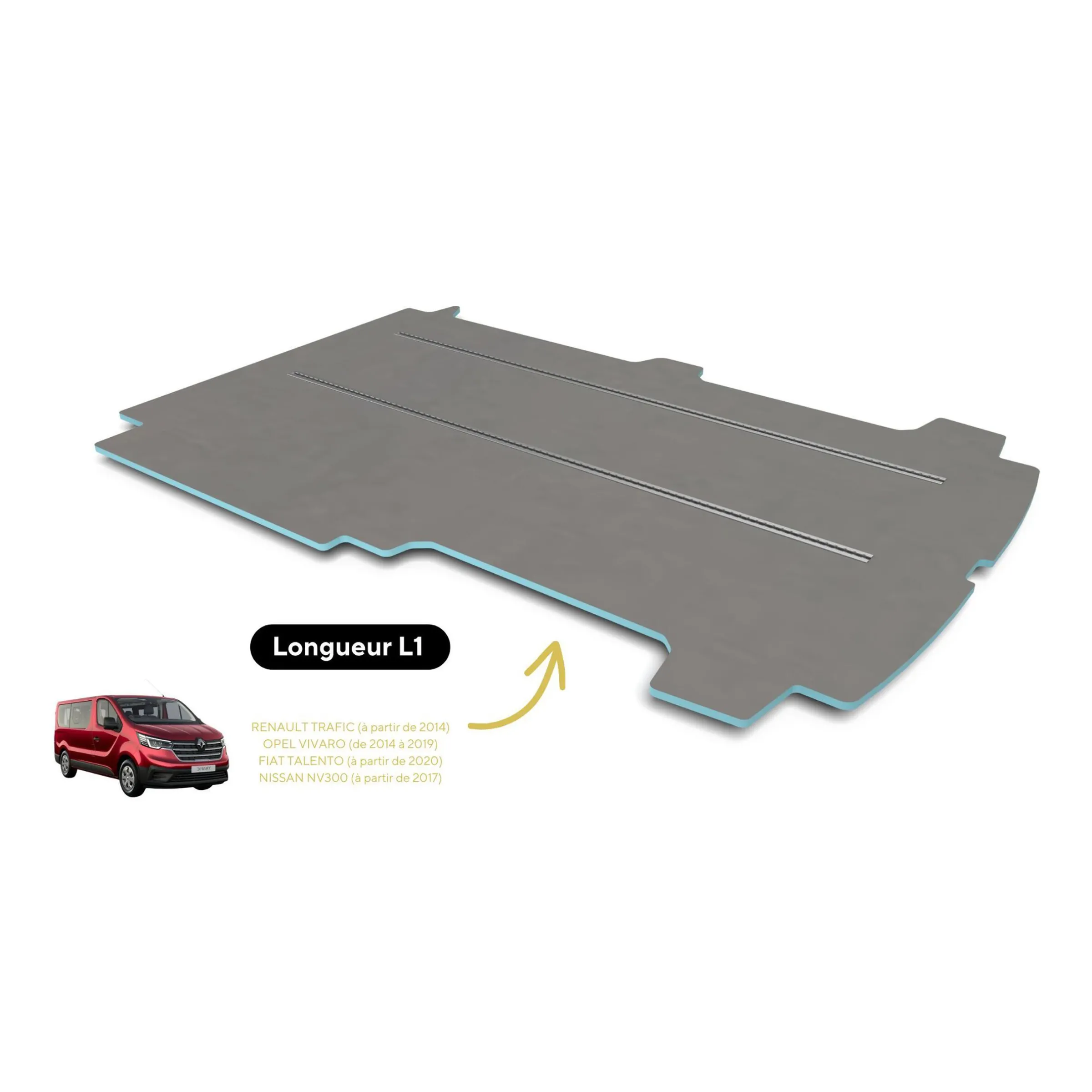Plancher composite monobloc Renault Trafic3